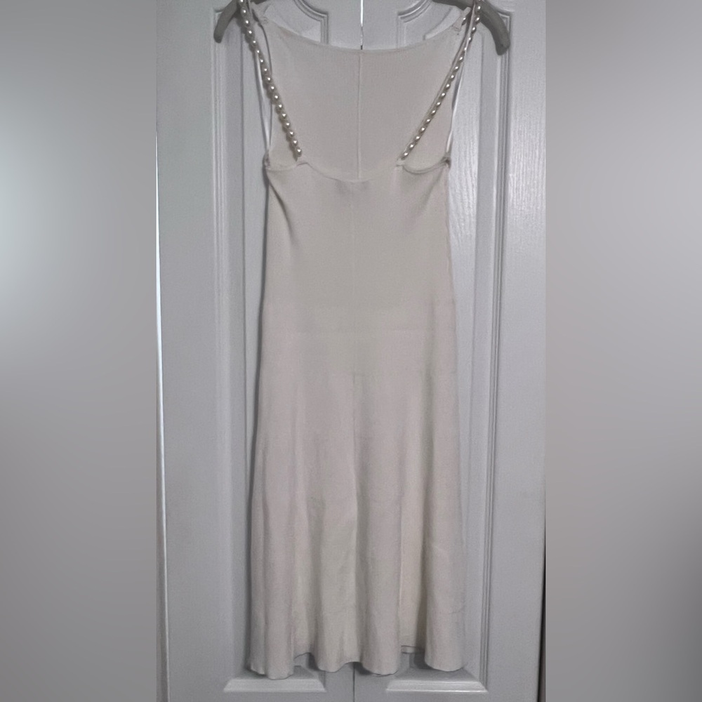House of Harlow 1960 White Slip Dress Spaghetti Strap Backless